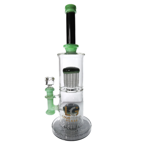 14 INCH LOUD CLOUD GLASS WATER PIPE 856GM 